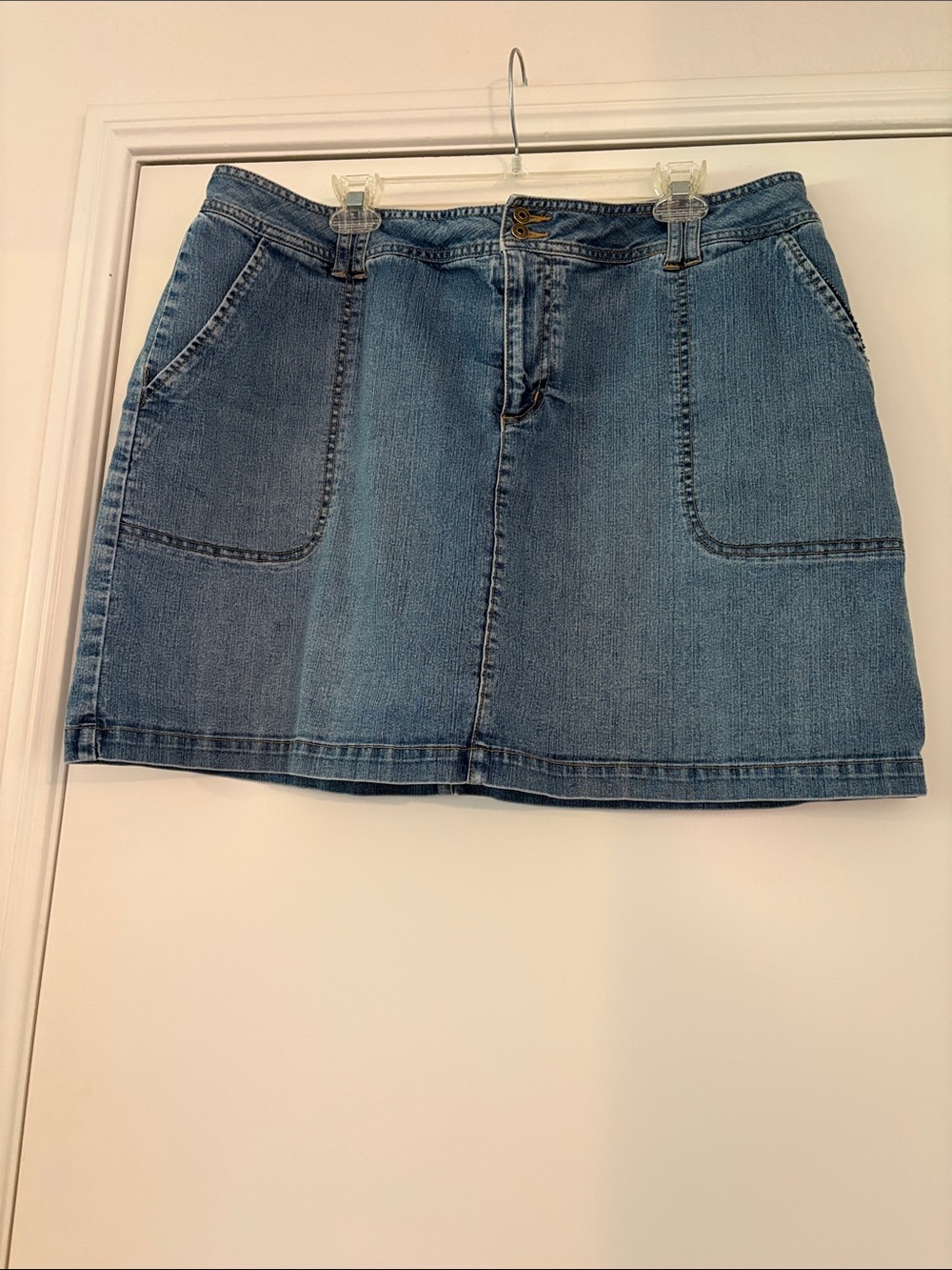 Classic Blue Denim Skort